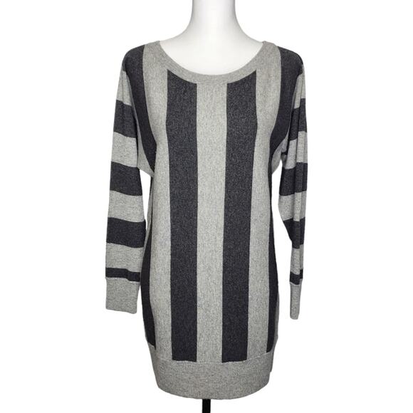 Juicy‎ Couture Cashmere & Wool Striped Sweater Tunic Size M - Picture 1 of 7